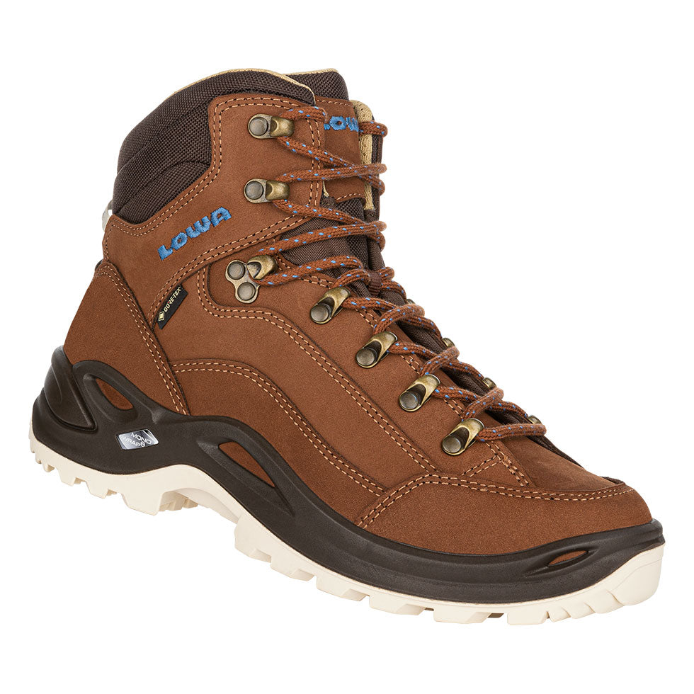 Renegade GTX Mid Ws - Mahogany/Navy – Baker's Boots and Clothing