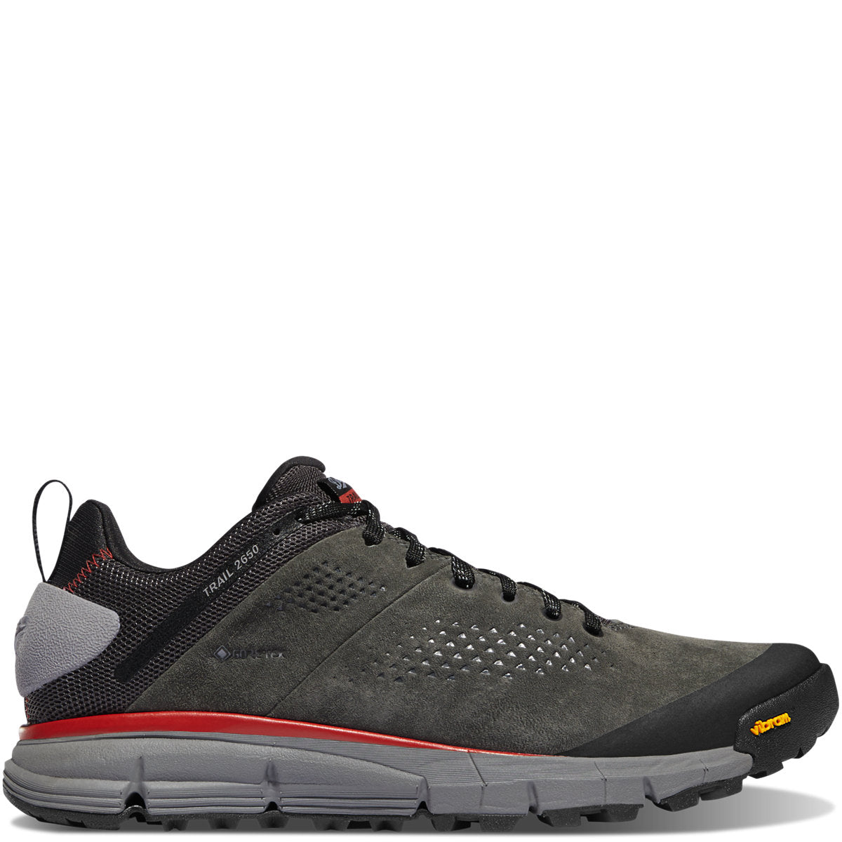 Scarpe Danner Trail 2650 3″ – Colore Marrone/Rosso, Materiale Sintetico, Allacciatura Classica