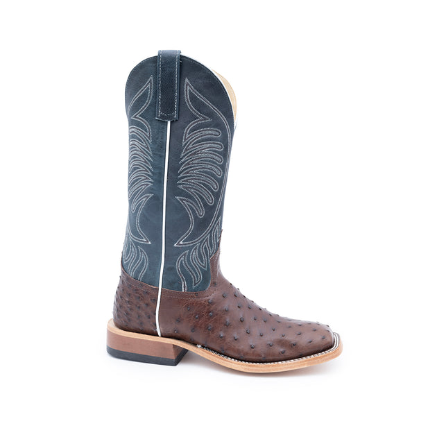 Anderson Bean Kango Tabac Mad Dog Full Quill Ostrich Cowboy Boots
