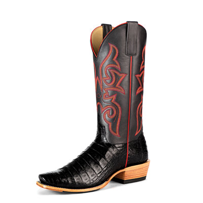 Macie Bean Black Caiman Belly - M9511 - Baker's Boots and Clothing