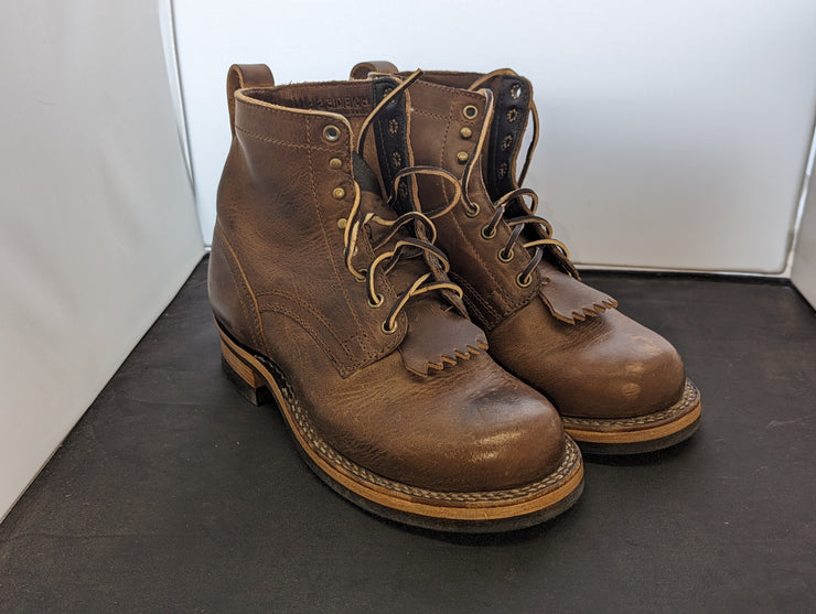 Drew's Lighly Used 6" Contractor Rowdy Smooth Size 7EE - Baker's Boots and Clothing