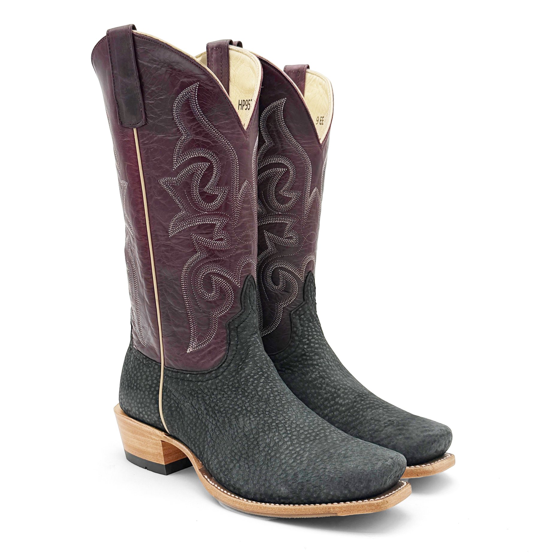 Top Hand Horsepower High Quality Grey Carpincho Boots - HP9536