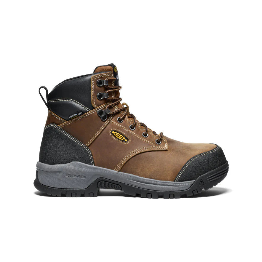 KEEN Utility 1029847 Women's Black Bison Carbon Fiber Toe Evanston 6