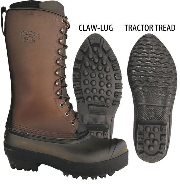 Hoffman mens pack boots size 11 claw lug sole Unlined Hoffman Pac Boot (Calk, Claw-Lug or Regular Sole  main image 3