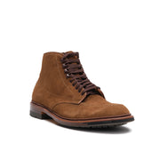 Indy Boot - Snuff Suede with Toe Stitch - Baker's Boots and Clothing
