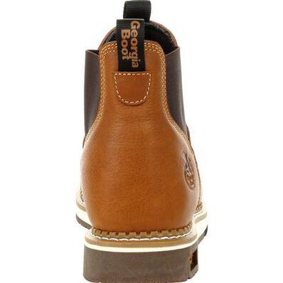 Georgia Boot AMP LT Wedge Chelsea Work Boot - Baker's Boots and Clothing