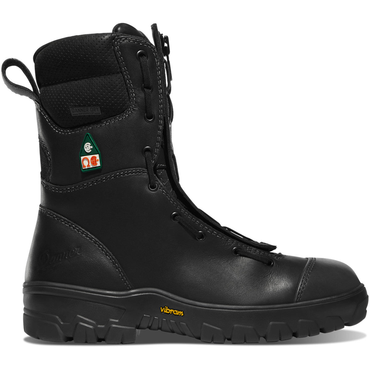 の*弁様 ダナー ブーツ 8インチ モダン消防士 8インチ ブラック合成つま先 – Baker's Boots and Clothing