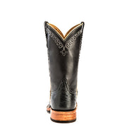 Rios of Mercedes Black Smooth Ostrich - #R9004 - Baker's Boots and Clothing