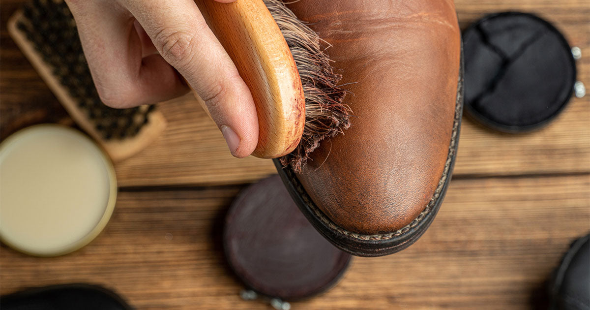 repairing leather boots