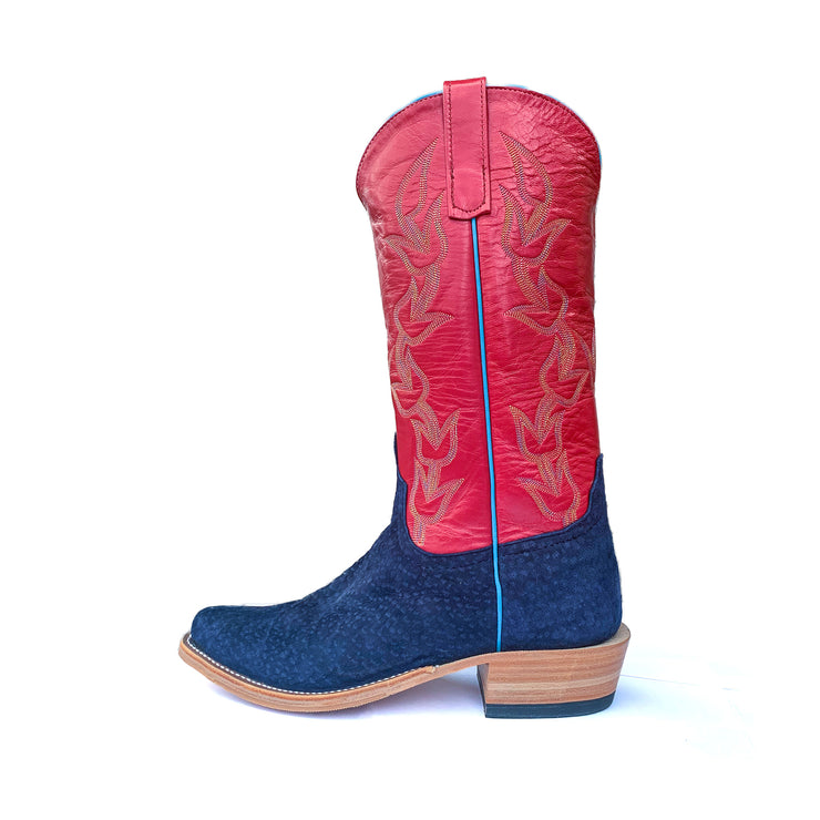 Anderson Bean Navy Waxy Kudu - 340075 - Baker's Exclusive - Baker's Boots and Clothing