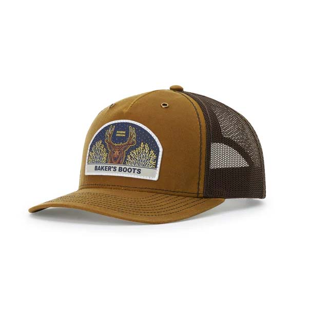 Mule Deer Hat - Waxed Canvas - Baker's Boots and Clothing