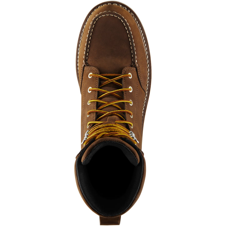 Cedar River Moc Toe 8" Brown - Baker's Boots and Clothing