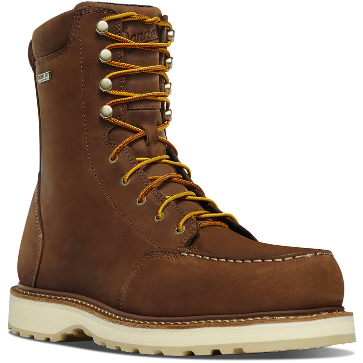 Cedar River Moc Toe 8" Brown AT - Baker's Boots and Clothing