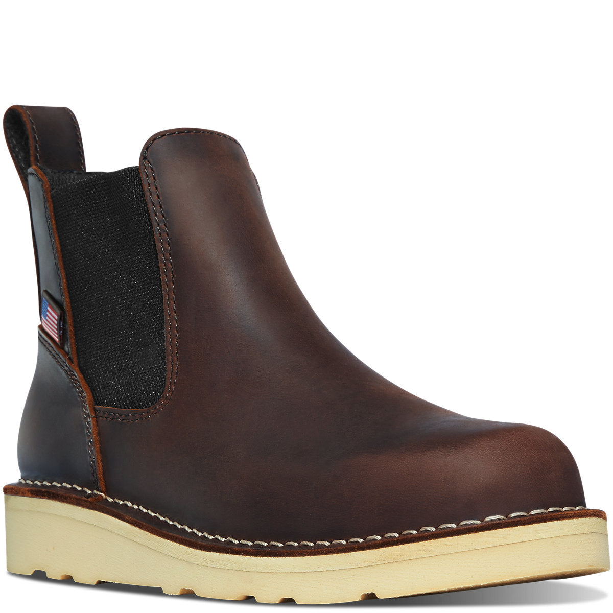 Women's Bull Run Chelsea 5" Brown Wedge - Baker's Boots and Clothing