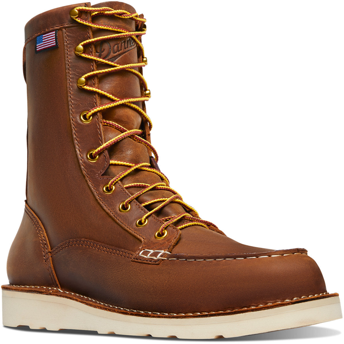 Bull Run 8" Tobacco Moc Toe - Baker's Boots and Clothing