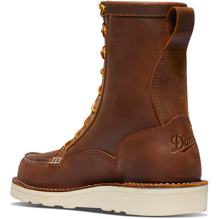 Bull Run 8" Tobacco Moc Toe ST - Baker's Boots and Clothing