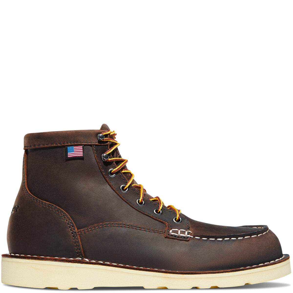 Women's Bull Run Moc Toe 6" Brown - Baker's Boots and Clothing