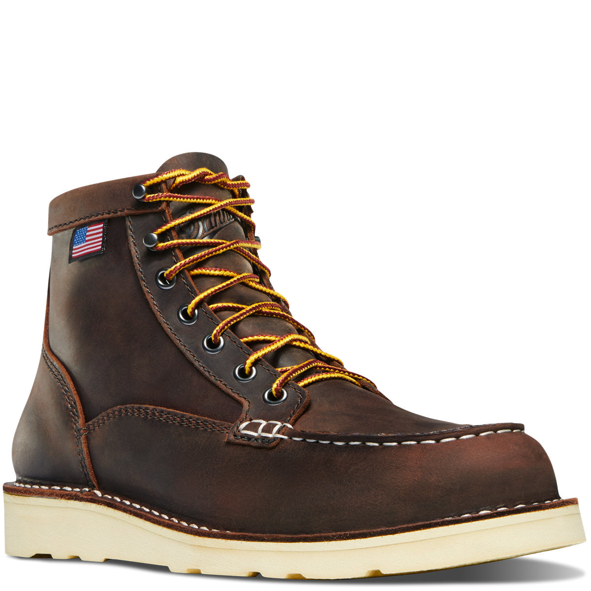 Women's Bull Run Moc Toe 6" Brown - Baker's Boots and Clothing