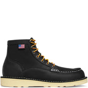 Women's Bull Run Moc Toe 6" Black - Baker's Boots and Clothing