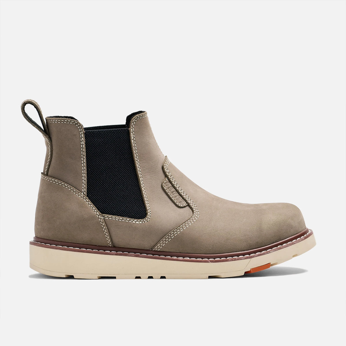 Men\'s Beige High-Top Boots with Gray Accents Men main image 3