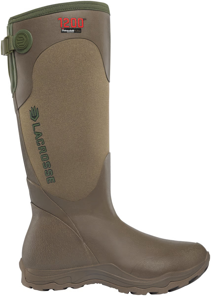 Women's Alpha Agility 15" Brown/Green 1200G - Baker's Boots and Clothing