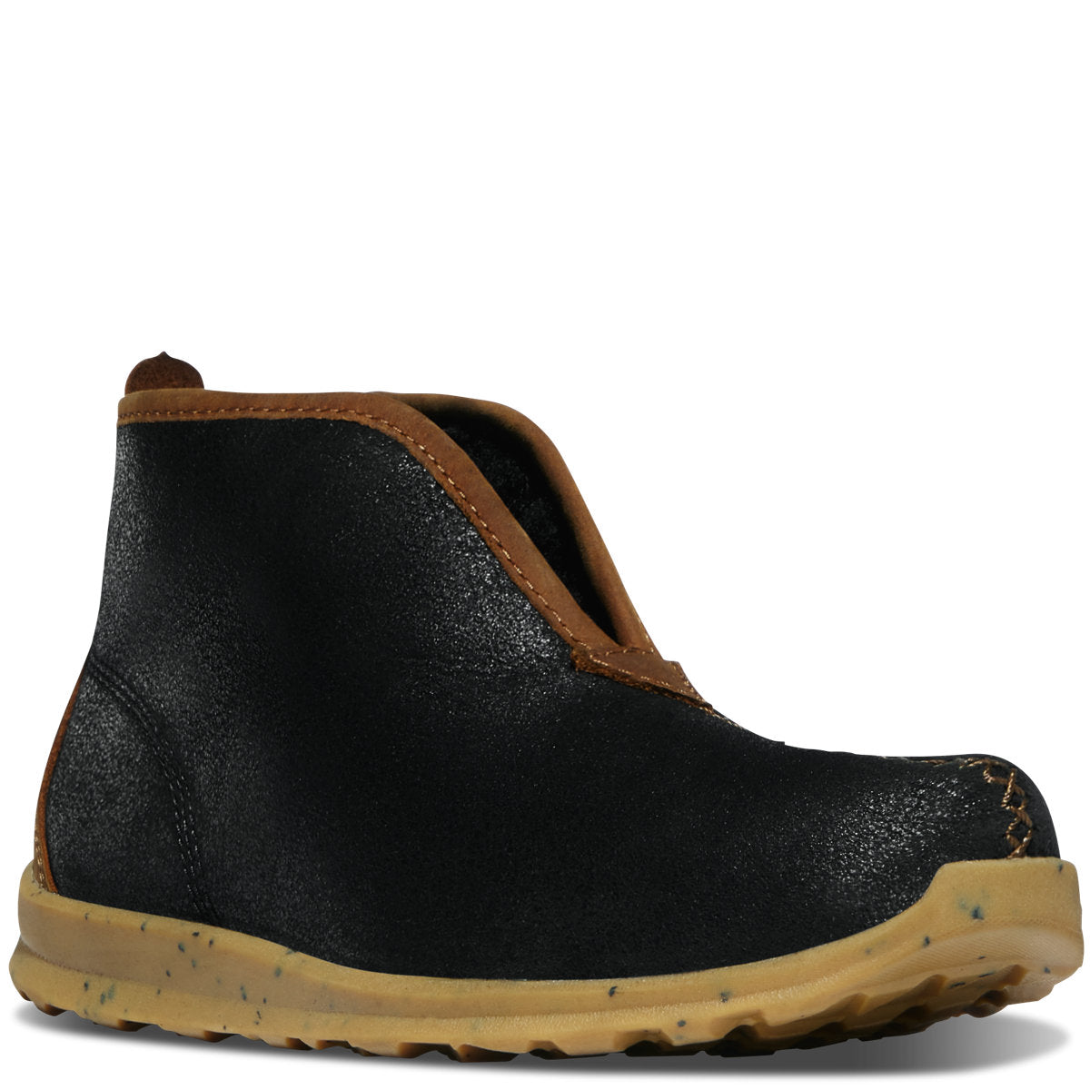 Women's Forest Moc Black/Monk's Robe - Baker's Boots and Clothing