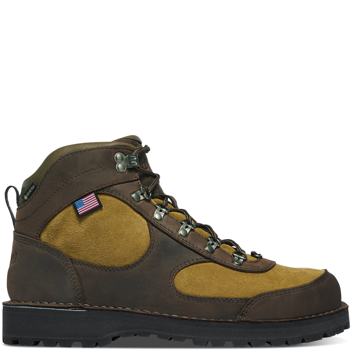 Danner Cascade Crest 5" Turkish Coffee/Moss Green GTX (Various Sizes) - Baker's Boots and Clothing
