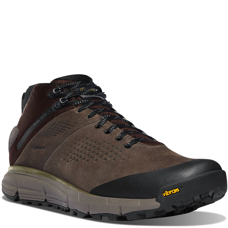 Trail 2650 Mid 4" Brown/Military Green GTX - Baker's Boots and Clothing