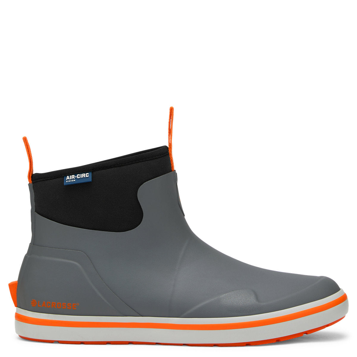 Alpha Deck Boot Grey/Orange - Baker's Boots and Clothing