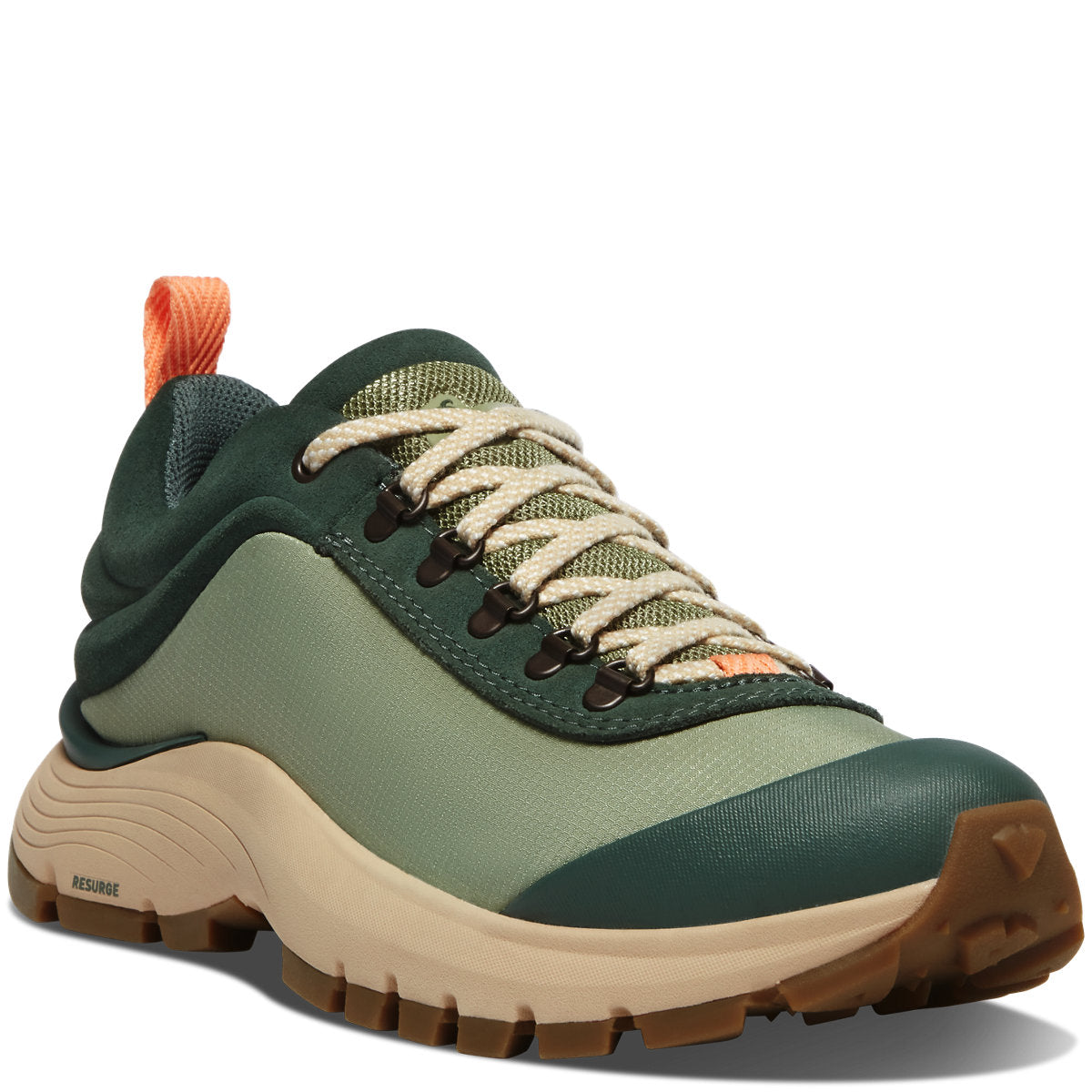 Women's Trail Trainer - Oil Green/Jungle Green - Baker's Boots and Clothing