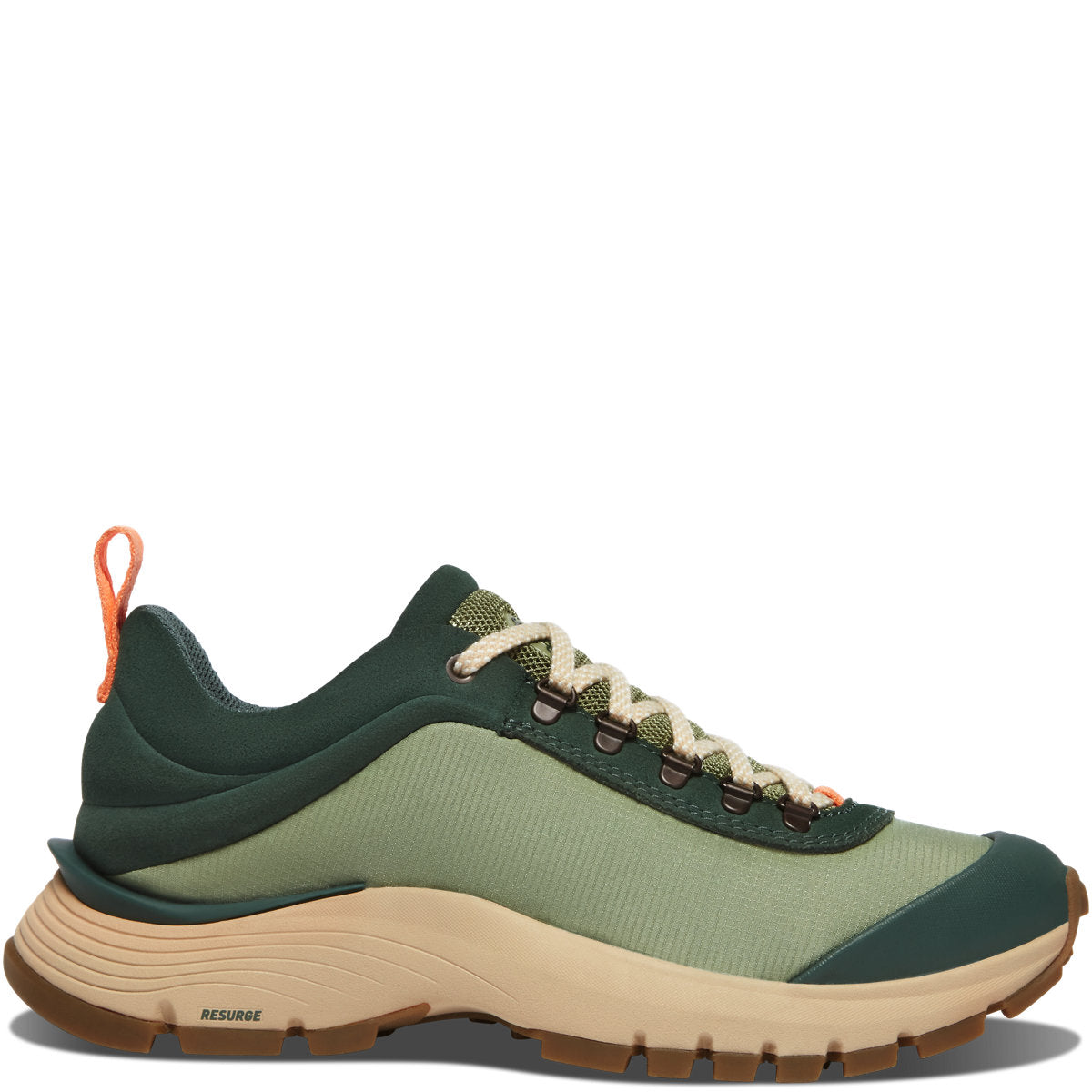 Women's Trail Trainer - Oil Green/Jungle Green - Baker's Boots and Clothing