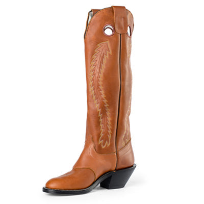 Olathe 18" Brown Mule - 6720 Size 8EE - Baker's Boots and Clothing