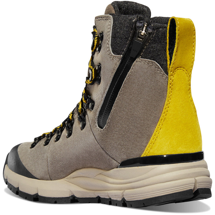 Women's Arctic 600 Side-Zip 7" Driftwood/Yellow 200G - Baker's Boots and Clothing