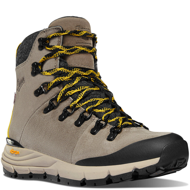 Women's Arctic 600 Side-Zip 7" Driftwood/Yellow 200G - Baker's Boots and Clothing
