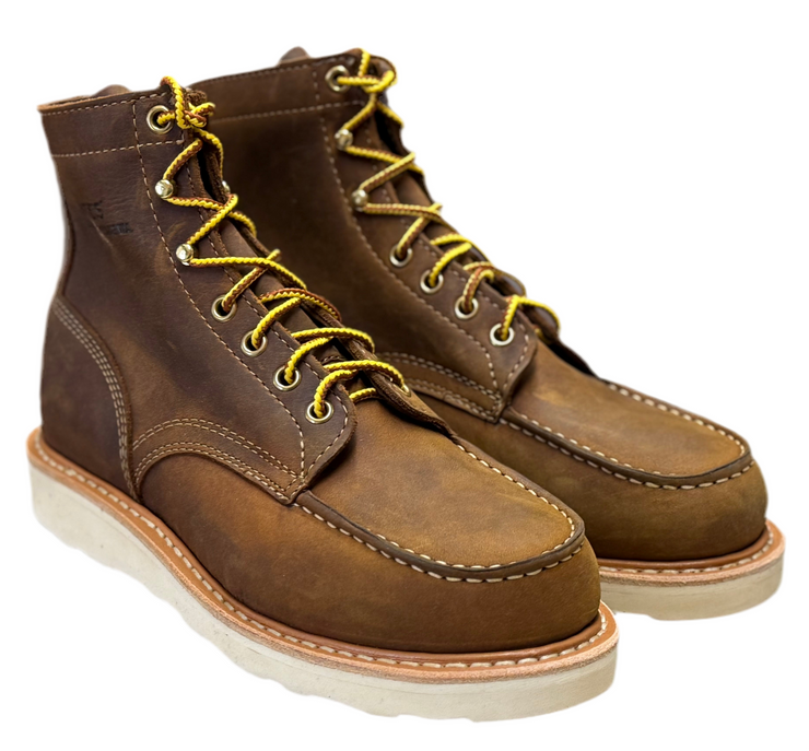 White's Women's Distressed Smooth Perry Moc Toe Women's Size 7.5D - Baker's Boots and Clothing