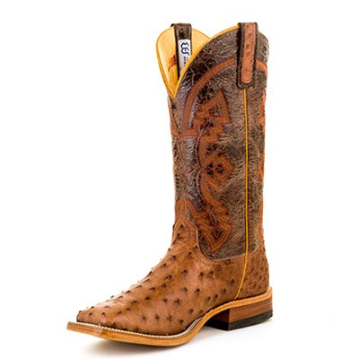 Anderson Bean #S1099 Rum Brown Mad Dog Full Quill Ostrich (Various Sizes) - Baker's Boots and Clothing