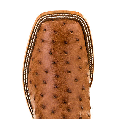 Anderson Bean #S1099 Rum Brown Mad Dog Full Quill Ostrich (Various Sizes) - Baker's Boots and Clothing