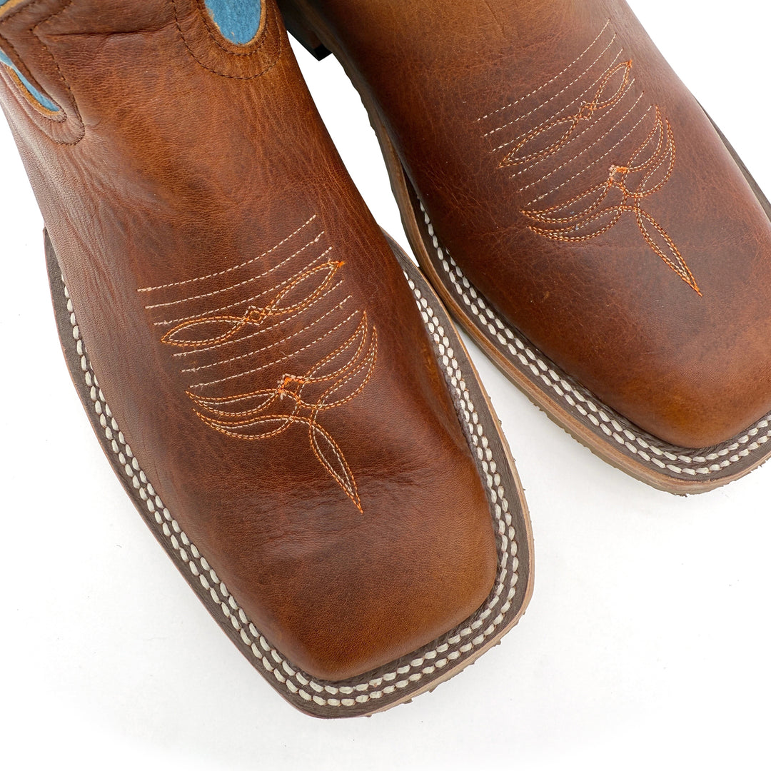 Anderson Bean Danube Mad Dog Briar Leather Cowboy Boots - S3000