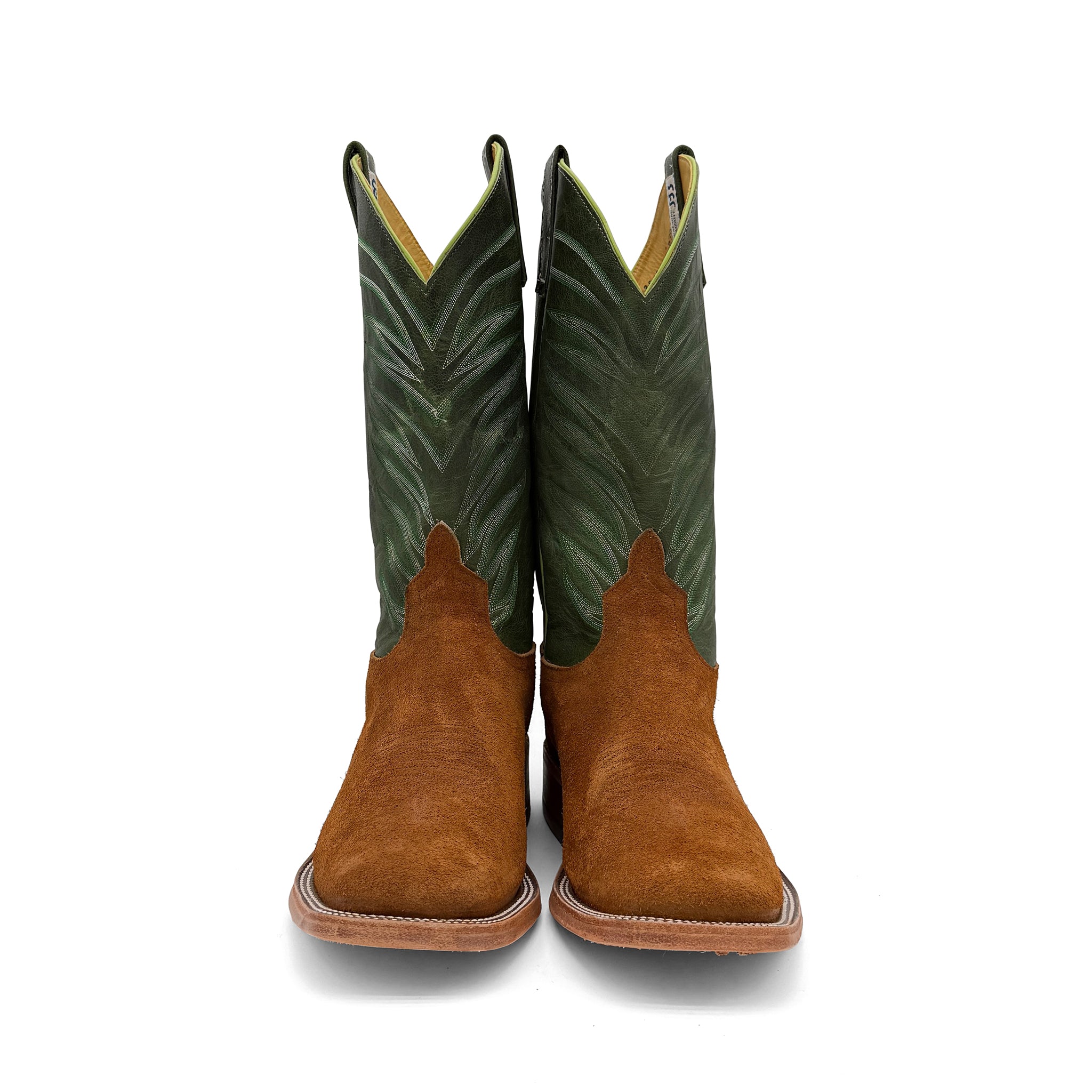 Anderson Bean Rust Crazy Horse Leather Cowboy Boots - S3012