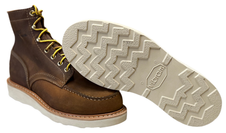 White's Women's Distressed Smooth Perry Moc Toe Women's Size 7.5D - Baker's Boots and Clothing