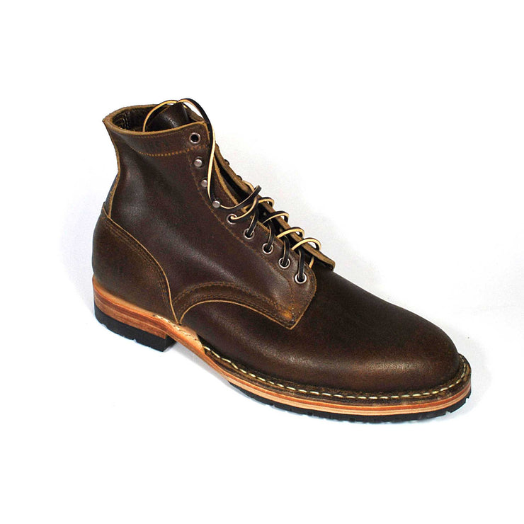 Cinnamon Waxed Flesh MP-Sherman Size: 11.5EE - Baker's Boots and Clothing