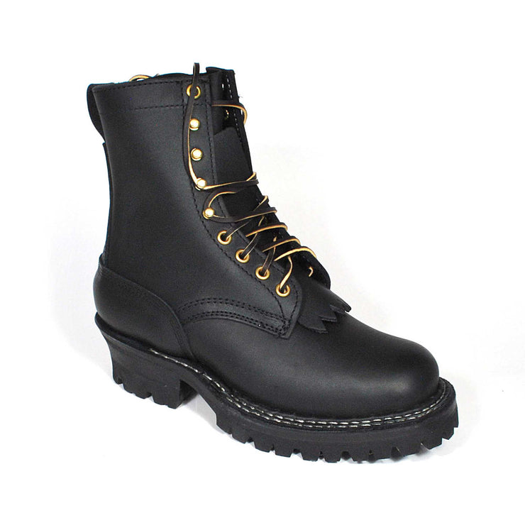 Black Smooth Women's Smokejumper Size: 7.5E - Baker's Boots and Clothing