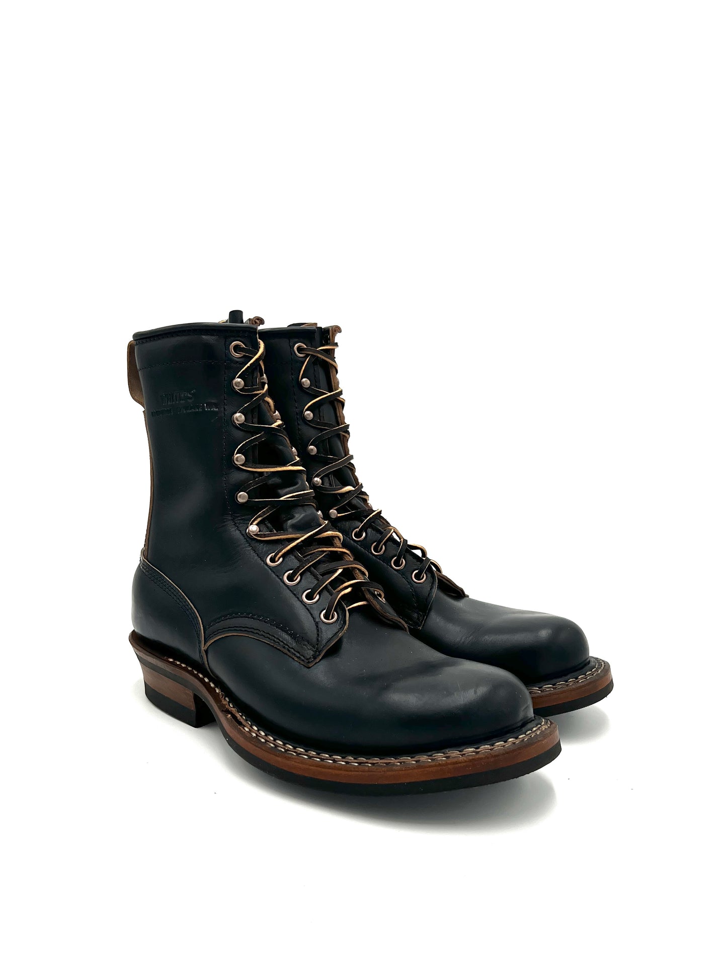 Custom Black Chrome Excel Farmer/Rancher MTM - Baker's Boots and Clothing