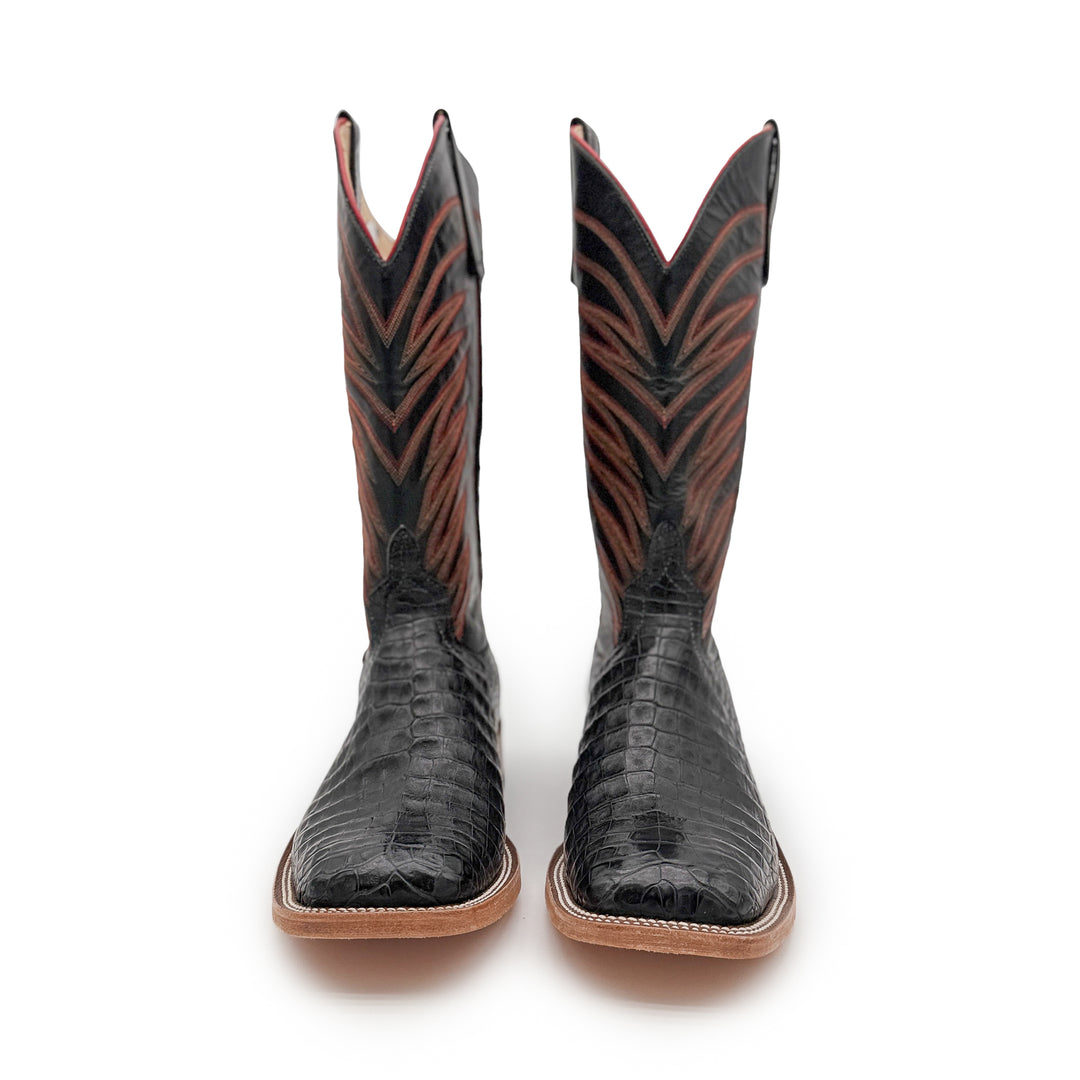 cocochan CUADRA BOOT FUSCUS LOMO BELLY ATLANTIC BLACK SAND SNIP TOE CU842