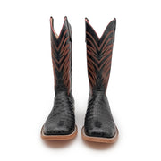 Black Caiman Crocodile Belly - S3005 - Baker's Boots and Clothing