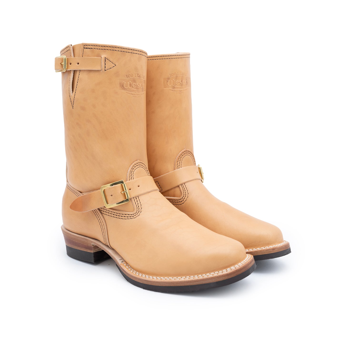 Mister Lou - Maryam Natural Vacchetta Horsehide - Baker's Boots and Clothing