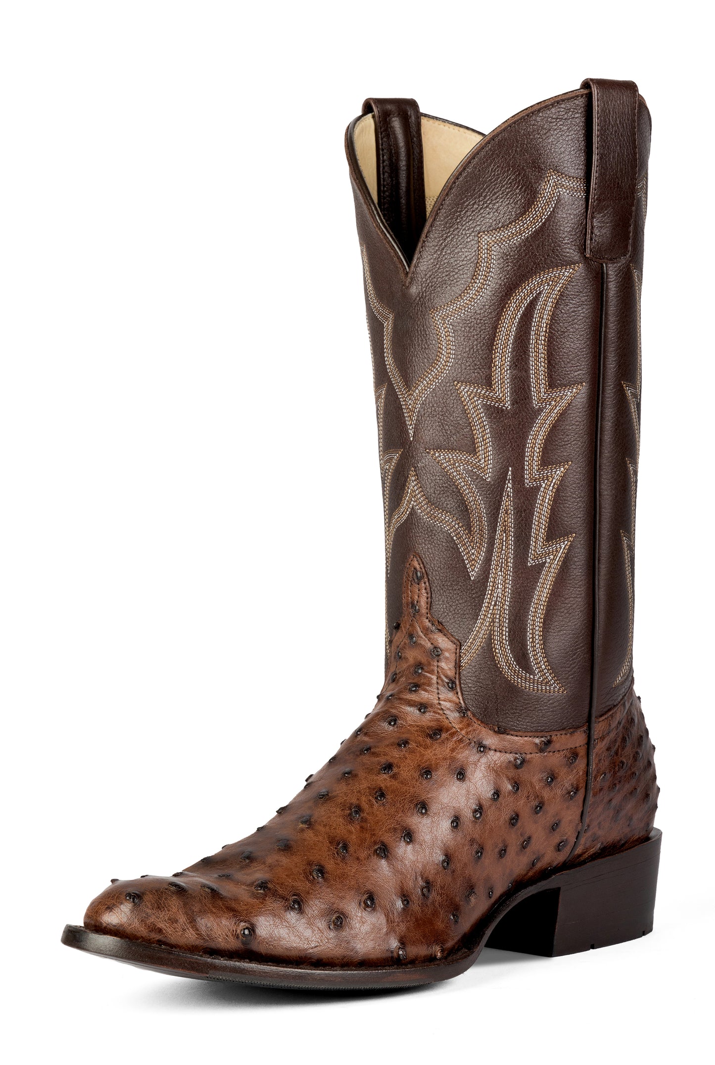 Kango Tobacco Full Quill Ostrich - HP6511 - Baker's Boots and Clothing
