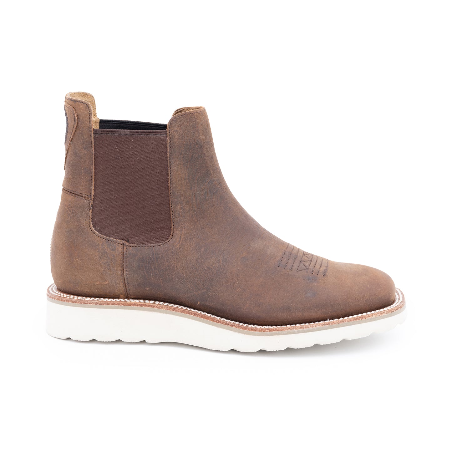 Distressed Bison Swedge - HP2202 - Baker's Boots and Clothing