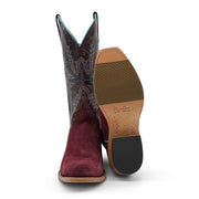 Macie Bean Burgundy Suede - M9500 - Baker's Boots and Clothing