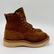 White's Custom C350 Stitchdown Distressed Brown Roughout Size 9.5D